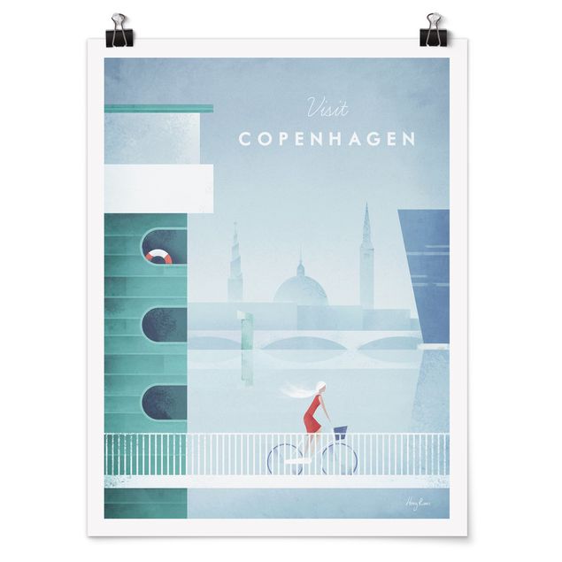 Henry Rivers Poster Reiseposter - Kopenhagen