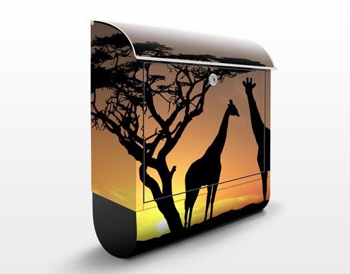 Briefkasten Tiere African Sunset