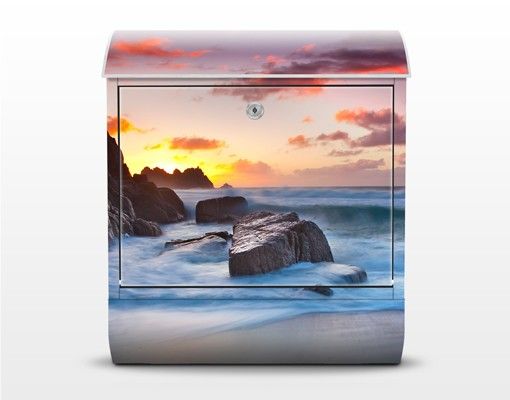 Design Briefkasten Am Meer in Cornwall