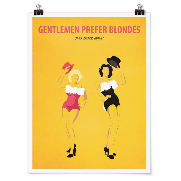 Bilder Filmposter Gentlemen Prefer Blondes
