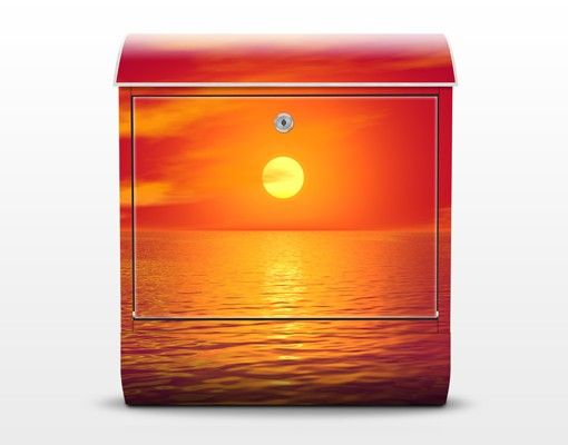 Briefkasten Design Beautiful Sunset