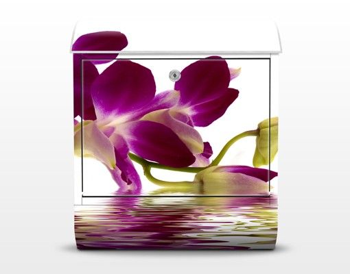 Design Briefkasten Pink Orchid Waters