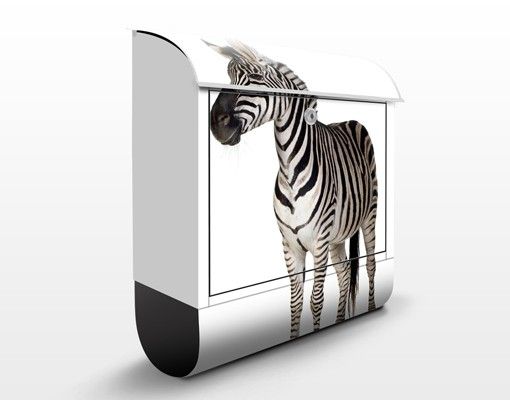 Briefkasten Tiere No.293 Lächelndes Zebra