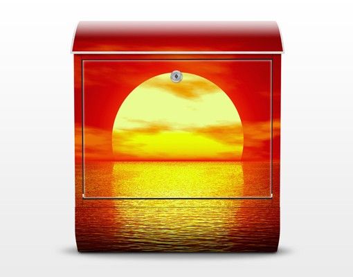 Briefkasten Design Fantastic Sunset