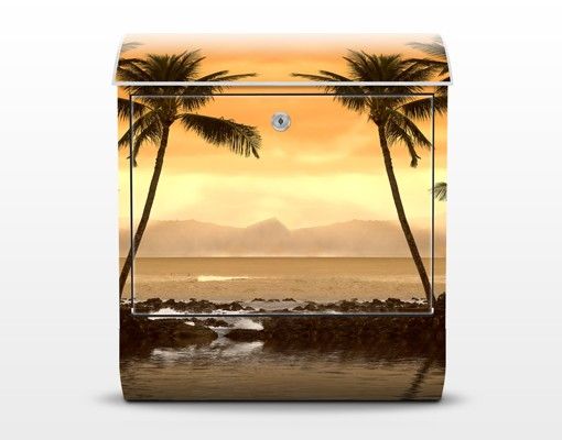 Briefkasten Design Caribbean Sunset I