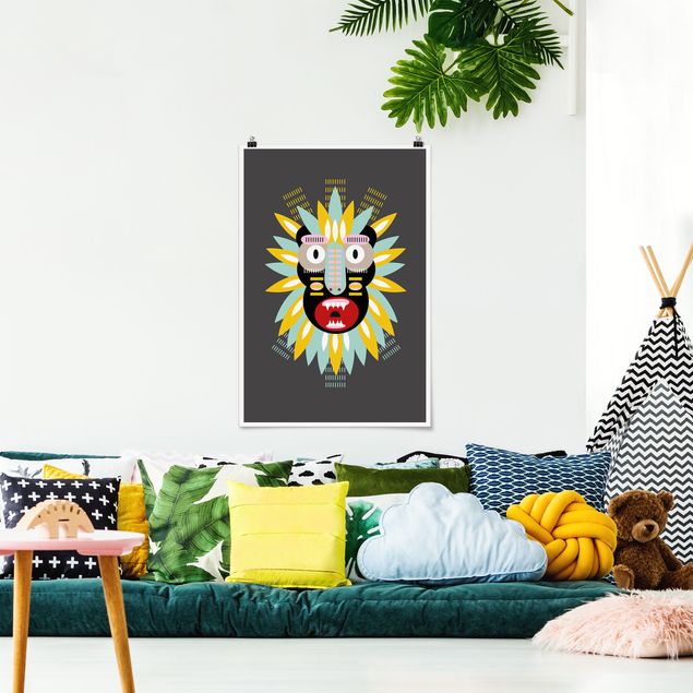 MUAH Collage Ethno Maske - King Kong