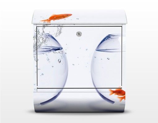 Briefkasten Design Flying Goldfish