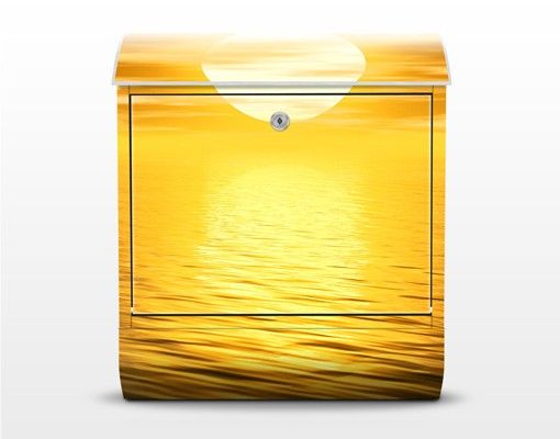 Briefkasten Design Golden Sunrise