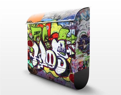 Wandbriefkasten - Graffiti - Briefkasten Bunt