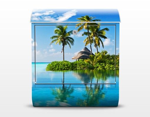 Briefkasten Design Tropisches Paradies