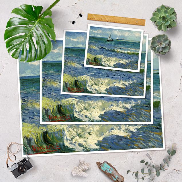 Poster - Vincent van Gogh - Seelandschaft - Querformat 3:4