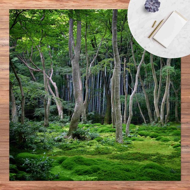 Teppich für Balkon Japanischer Wald