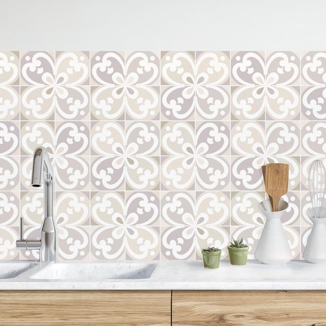 Platte Küchenrückwand Geometrische Fliesen - Mantua