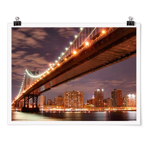 Moderne Poster Manhattan Bridge