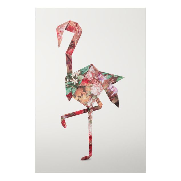Bilder Origami Flamingo