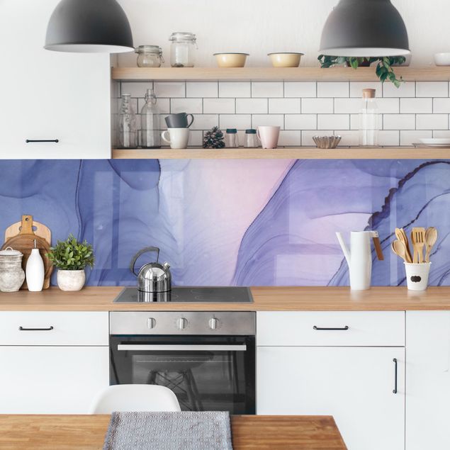Küchenrückwand selbstklebend Meliertes Violett