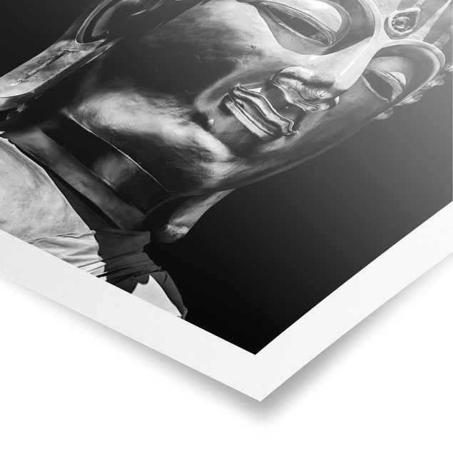 Poster bestellen Buddha Statue Gesicht