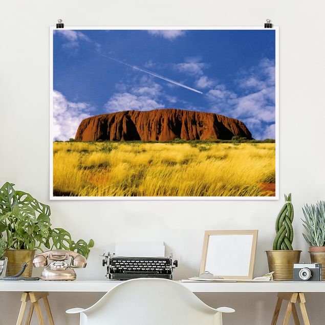 Poster Berge Uluru