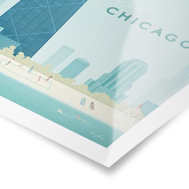 Poster Reiseposter - Chicago