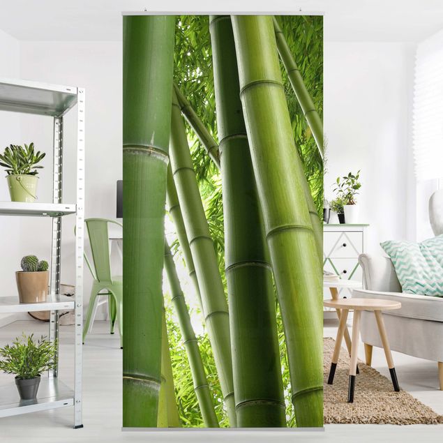 Raumtrenner Blumen Bamboo Trees