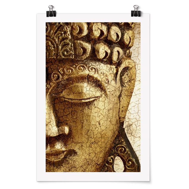 Poster - Vintage Buddha - Hochformat 3:2
