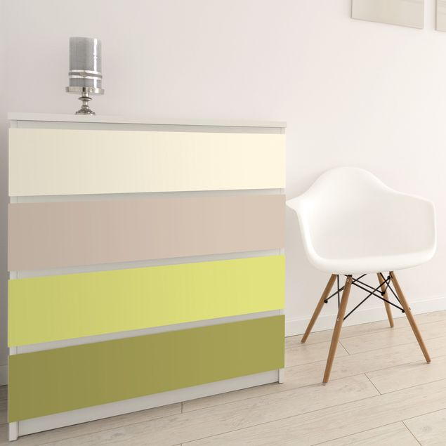 Möbelfolie Uni - Frühlingsfrische Farben - Kaschmir Macchiato Pastellgrün Bambus