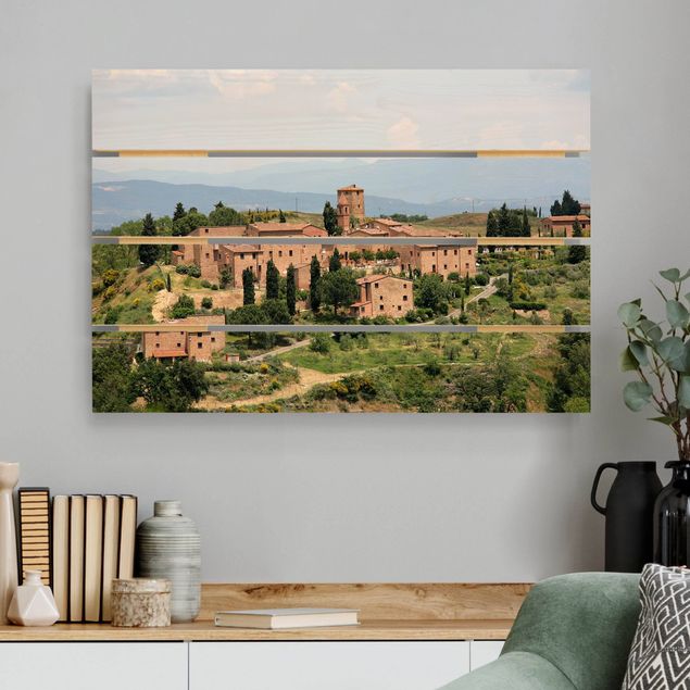 Holzbilder Syklines Charming Tuscany