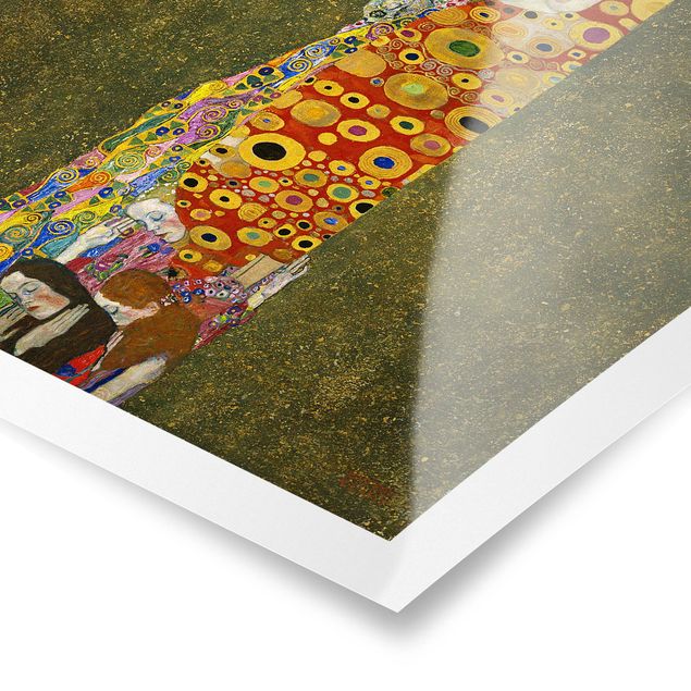Poster - Gustav Klimt - Die Hoffnung II - Quadrat 1:1