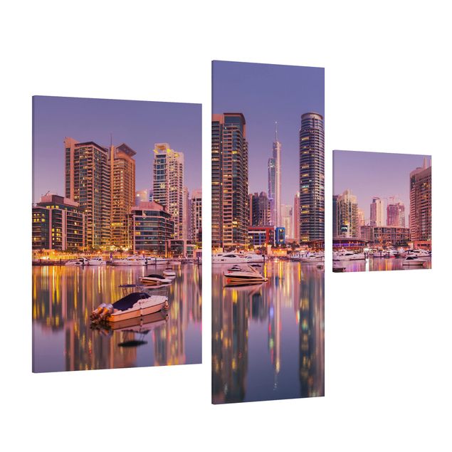 Leinwandbilder kaufen Dubai Skyline und Marina