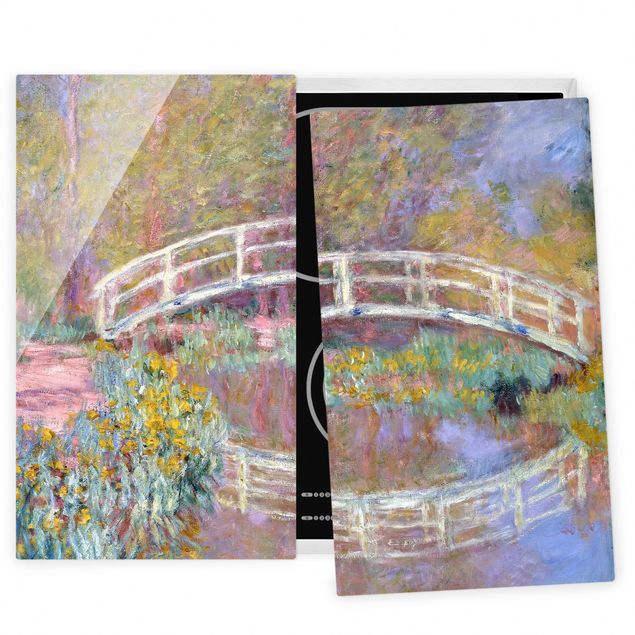 Herdabdeckplatten Blumen Claude Monet - Brücke Monets Garten