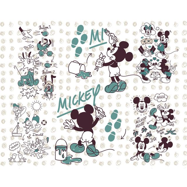 Design Tapeten Mickey and Friends