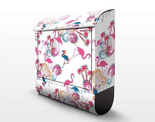 Design Briefkasten Flamingo Designmuster