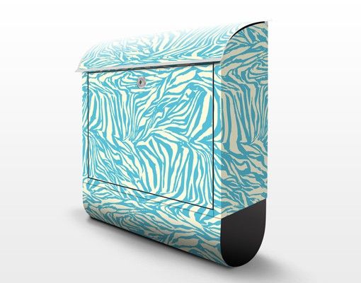 Briefkasten Design Zebra Muster