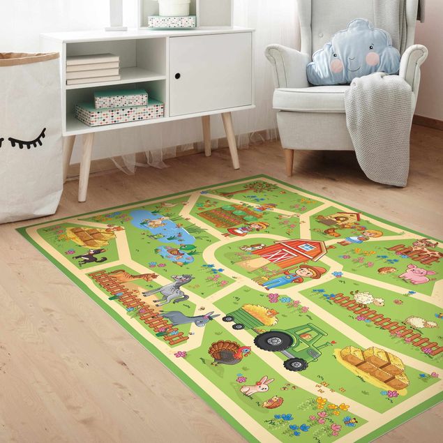 Wohnen & Einrichten Wohnaccessoires Teppiche Kinderteppiche Kinderteppich Spielteppich Babyteppich 
