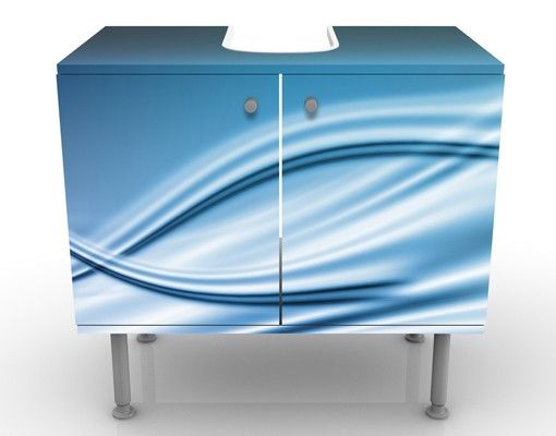 Waschbeckenunterschrank mit Motiv Abstract Design