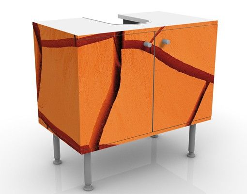 Waschbeckenunterschrank - African Land - Badschrank Orange