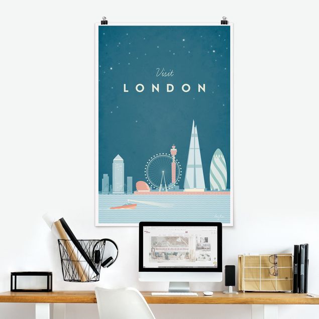 Poster - Reiseposter - London - Hochformat 3:2