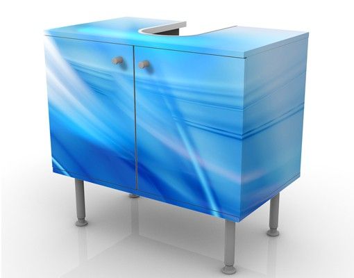 Waschbeckenunterschrank - Aquatic - Badschrank Blau