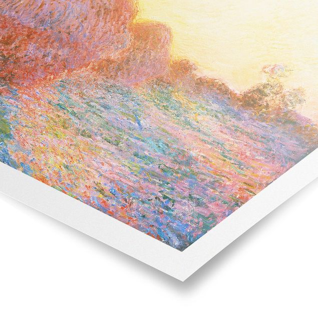 Wandbilder Claude Monet - Strohschober