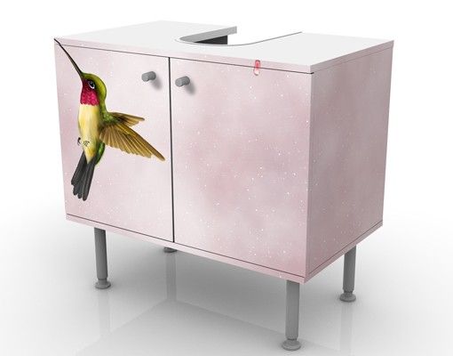 Waschbeckenunterschrank - Kolibri - Badschrank Rosa