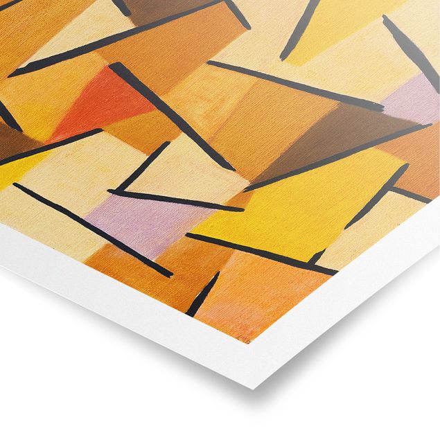 Bilder abstrakt Paul Klee - Harmonisierter Kampf