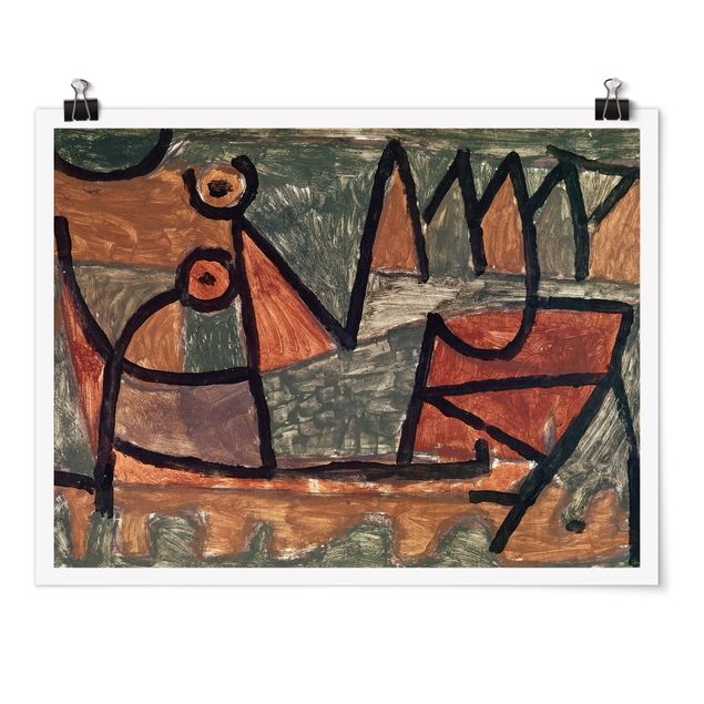 Moderne Poster Paul Klee - Bootsfahrt
