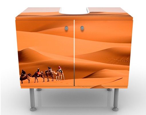 Waschbeckenunterschrank - Namib Desert - Badschrank Orange