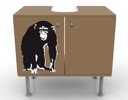 Waschbeckenunterschränke Schimpanse