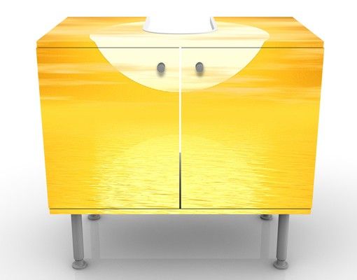 Waschbeckenunterschrank - Summer Sun - Badschrank Gelb