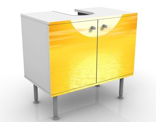 Waschbeckenunterschrank - Summer Sun - Badschrank Gelb