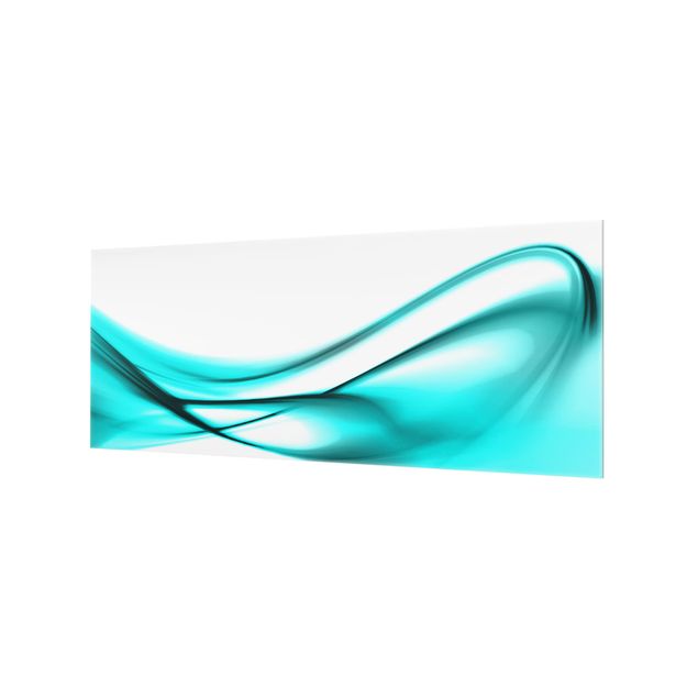 Spritzschutz Glas - Turquoise Design - Panorama - 5:2