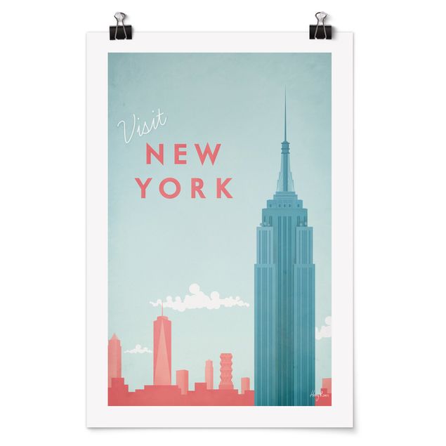 Poster - Reiseposter - New York - Hochformat 3:2