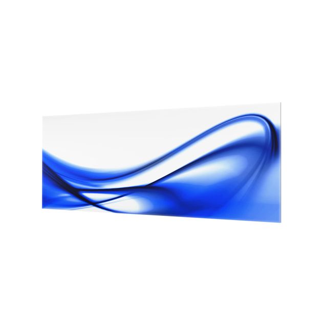 Spritzschutz Glas - Blue Touch - Panorama - 5:2