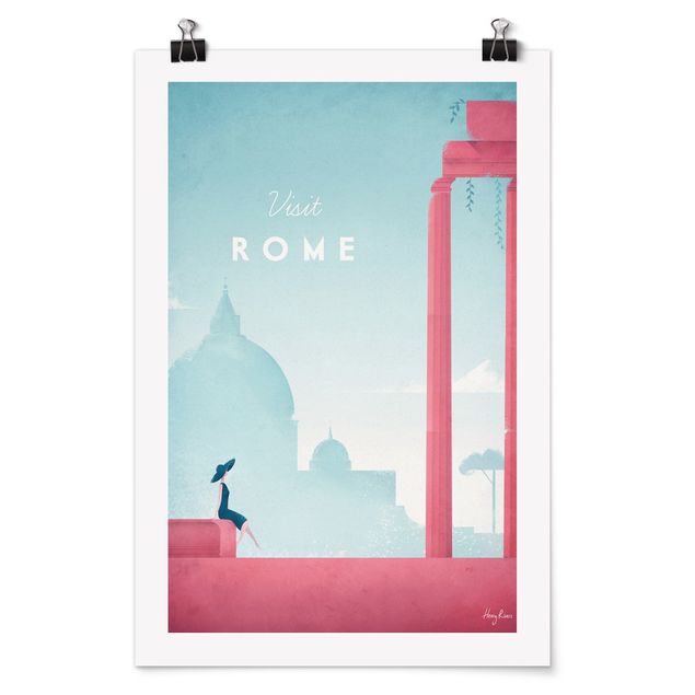 Henry Rivers Poster Reiseposter - Rom